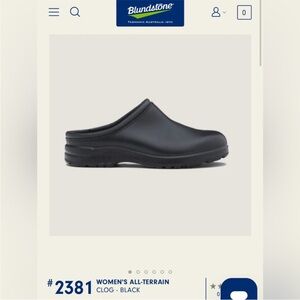 Blundstone Women's All-Terrain Black Clog